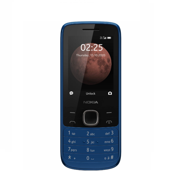 Nokia 225 4G Dual SIM Feature Phone with Long Battery Life, Camera, Multiplayer Games, and Premium Finish