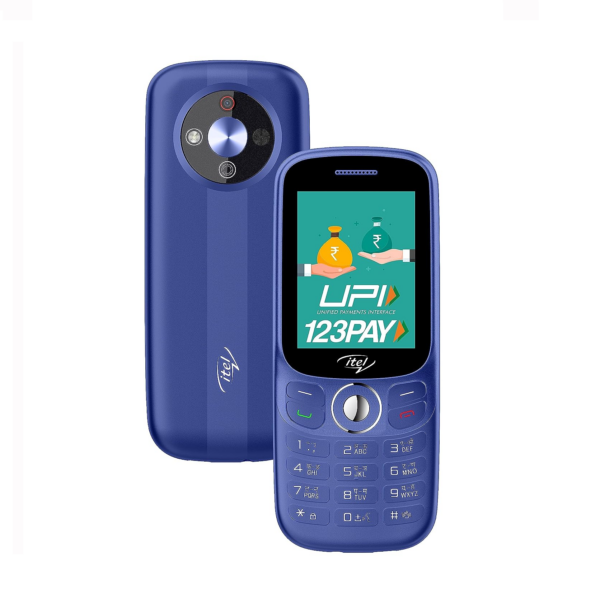 Itel SG400 Keypad Mobile Phone with 9.8mm Ultra Slim Design, Deep Blue
