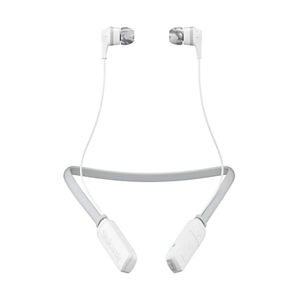 Skullcandy Ink’d Bluetooth Headset with Mic (White/Gray)