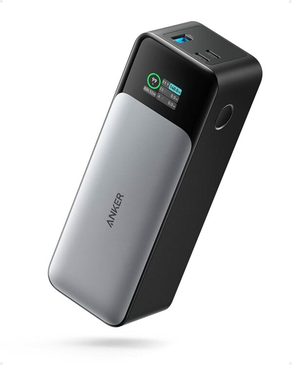 Anker 737 Power BanK,3 Port Portable Charger, 140W Output, Digital Display