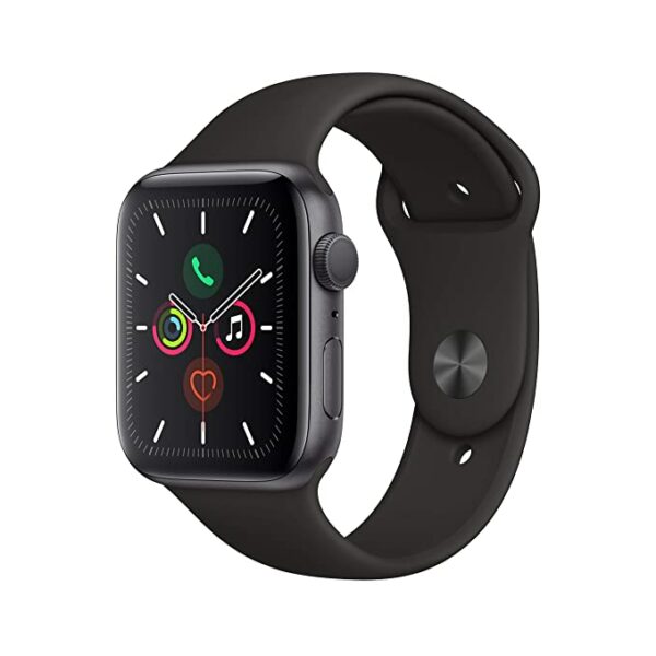 Apple Watch Series 5 (GPS, 44mm) – Space Gray Aluminium Case with Black Sport Band