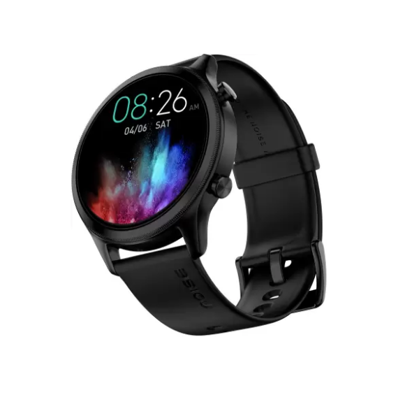 Noise Evolve 3 1.43" AMOLED Always-On Display with Bluetooth Calling, Metallic Design Smartwatch (Black Strap, Regular)