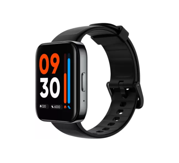 realme Watch 3 - 1.8 inch Horizon Curved Display with Bluetooth Calling Smartwatch  (Black Strap, Free Size)