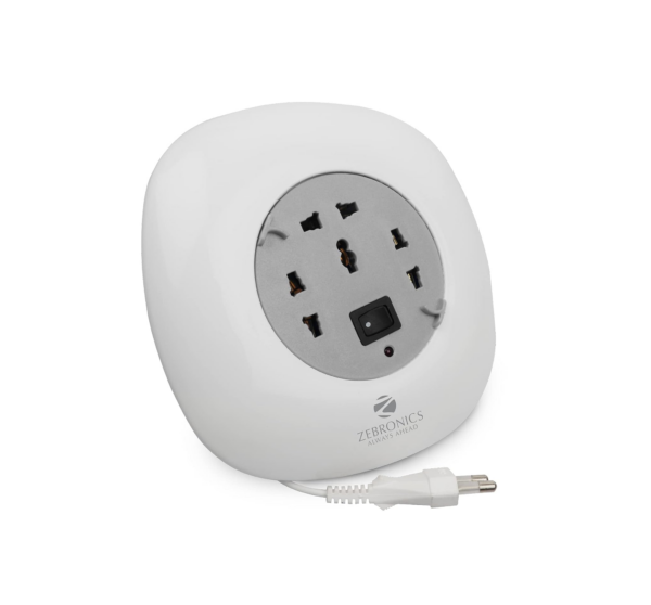 ZEBRONICS Zeb- PS3400H Power Strip a 1500W Power Extension Socket (White)