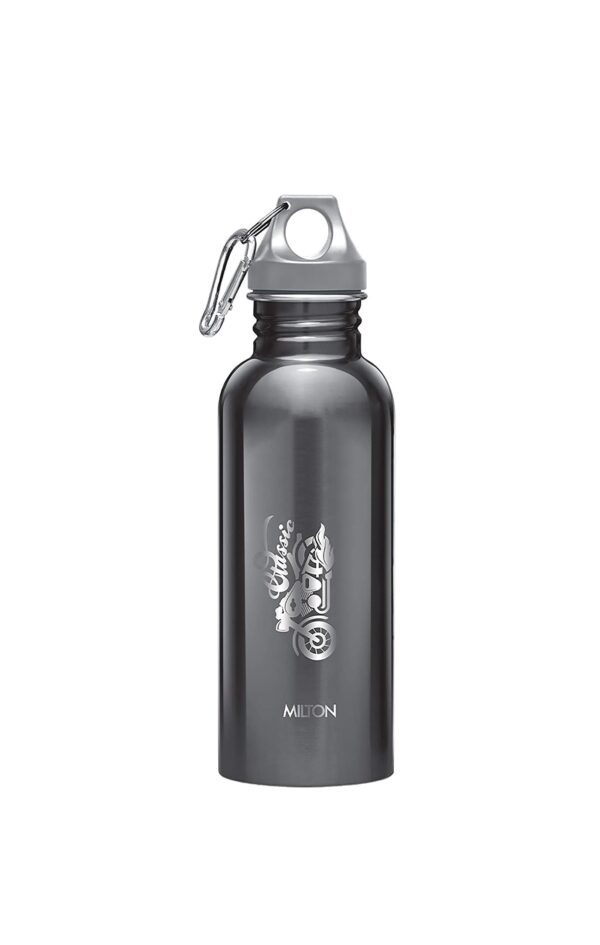 Milton Alive 750 Stainless Steel Water Bottle, 750 ml, Black