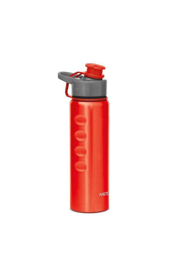 Milton Gripper Stainless Steel Water Bottle, 750 ml, Red (Pack of 1)