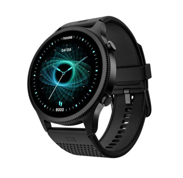 NoiseFit Halo 1.43″ AMOLED Display, Bluetooth Calling Round Dial Smart Watch (Statement Black)