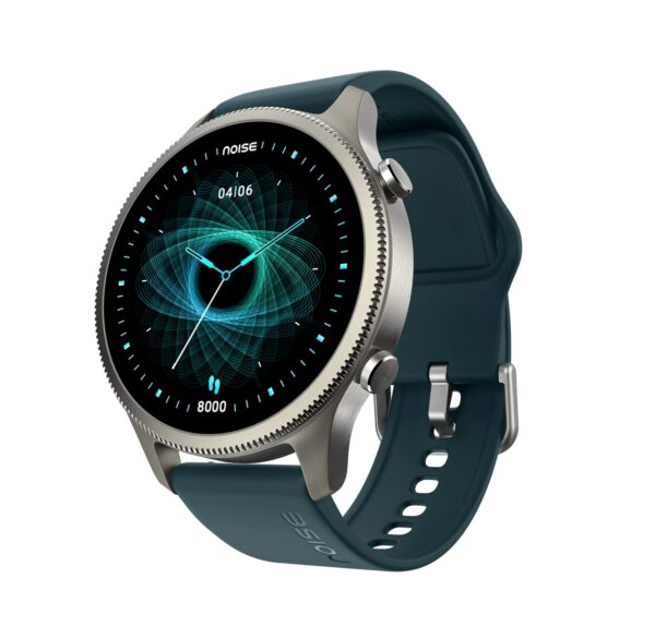 NoiseFit Halo 1.43″ AMOLED Display, Bluetooth Calling Round Dial Smart Watch (Forest Green)