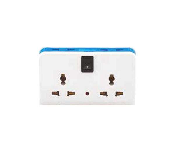 Bajaj 4- Way Multiplug Socket (White) (11004)