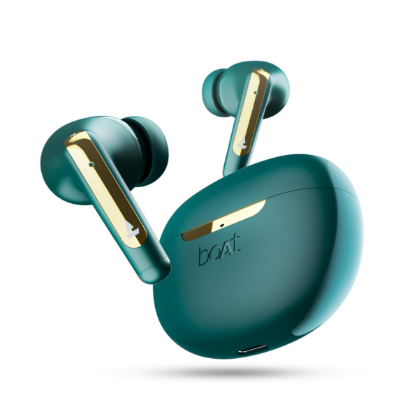 boAt Newly Launched Airdopes 141 ANC TWS Earbuds with 42 hrs Playback (Green)