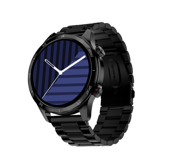 Noise Mettalix 1.4″ Display, Bluetooth Calling Smart Watch (Elite Black)