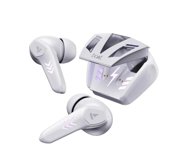 boAt Airdopes 190 True Wireless in Ear Earbuds with Beast Mode(50ms) for Gaming, 40H Playtime (White Sabre)