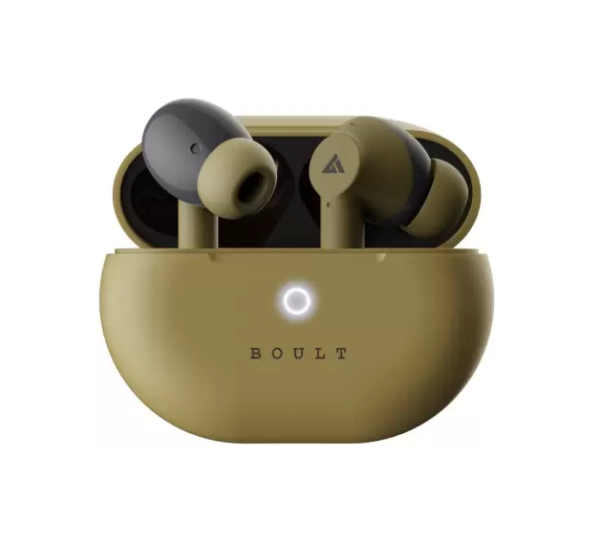 Boult Audio W40 with Quad Mic ENC, 48H Battery Life (Khaki Green, True Wireless)