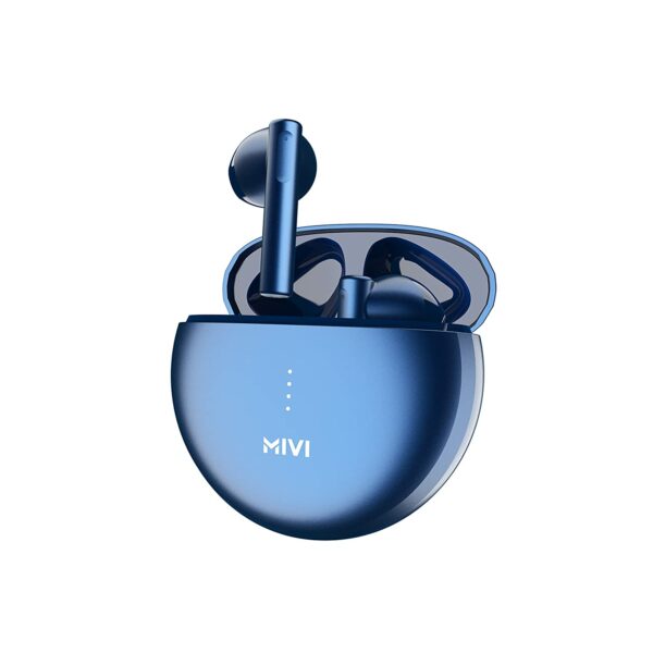Mivi DuoPods A350 True Wireless Earbuds with 50hrs Playtime, TWS with Voice Assistant – Blue
