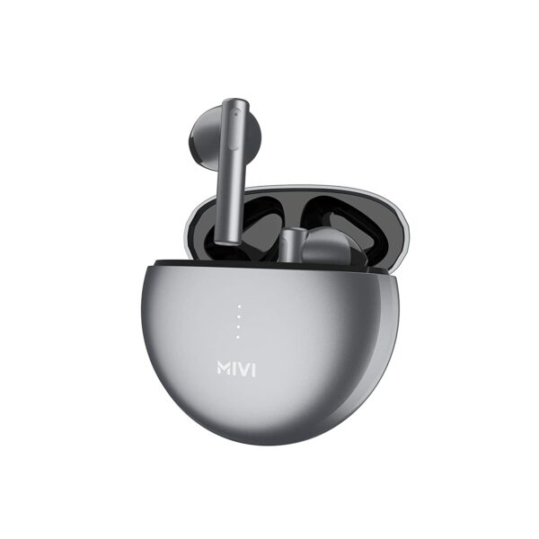 Mivi DuoPods A350 True Wireless Earbuds with 50hrs Playtime, TWS with Voice Assistant – Grey