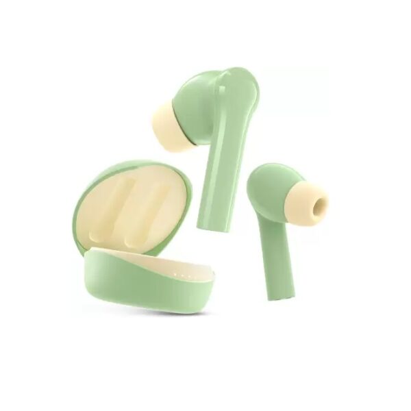 Mivi DuoPods D4 TWS, Rich Bass,50H Playtime (Hazel Green, True Wireless)
