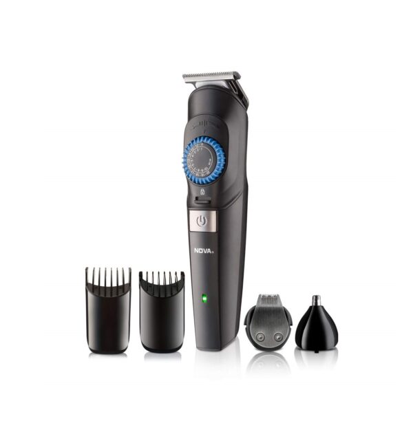 Nova Super Groom NG 1147 Multi-kit: 60 Minutes Runtime Hair Trimmer for Men (Black)