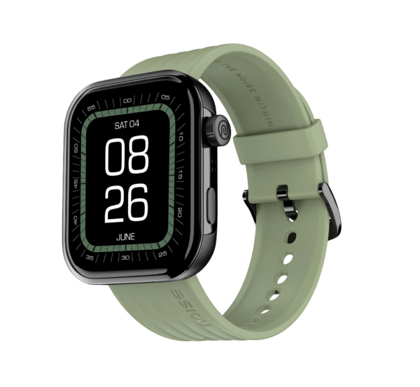 Noise Biggest Launch Pro 5 Smart Watch with 1.85" AMOLED Display, BT Calling - (Olive Green)