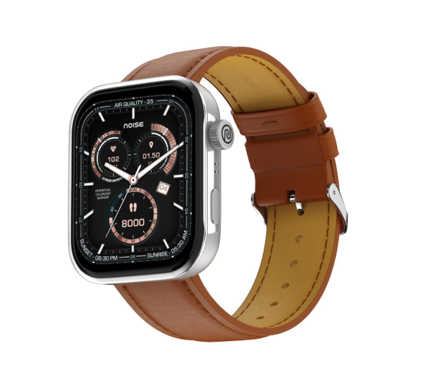 Noise Biggest Launch Pro 5 Smart Watch with 1.85" AMOLED Display, BT Calling - (Classic Brown)