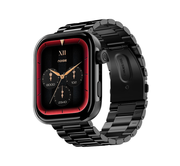 Noise Latest Launch ColorFit Pro 5 Smart Watch with 1.85" AMOLED, BT Calling - (Elite Black)