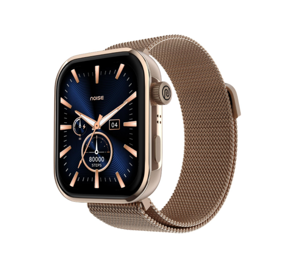 Noise Latest Launch ColorFit Pro 5 Smart Watch with 1.85" AMOLED, BT Calling - (Rosegold Elite)