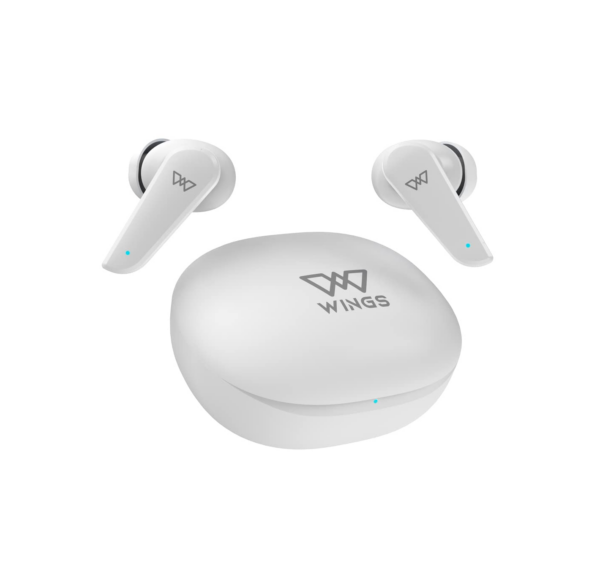 Wings Flobuds 100 Made in India Wireless Earbuds, White