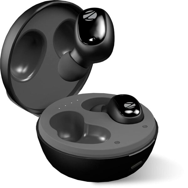 ZEBRONICS Zeb Sound Bomb 1 Bluetooth Headset (Black, Grey, True Wireless)