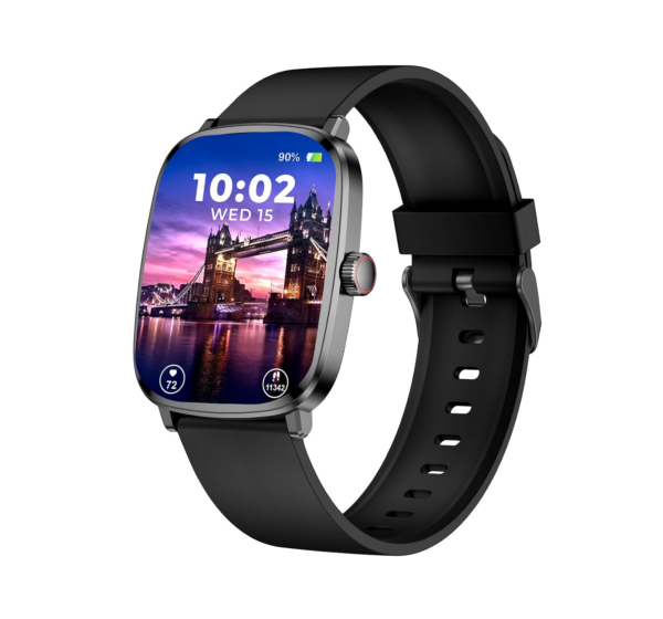 beatXP Unbound Era 2.01″ Super AMOLED Display Bluetooth Calling Smart Watch (Black)