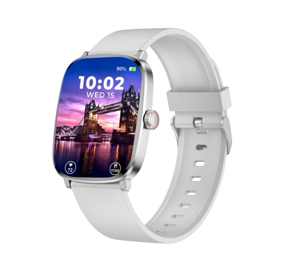 beatXP Unbound Era 2.01″ Super AMOLED Display Bluetooth Calling Smart Watch (Silver)