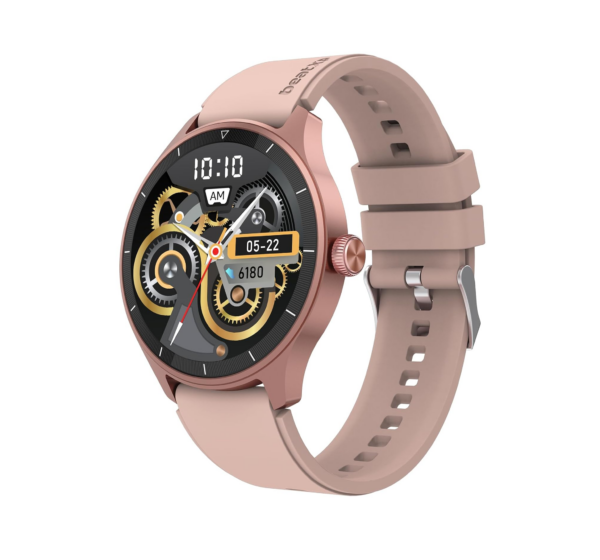 beatXP Flux 1.45″ (3.6 cm) Ultra HD Display Bluetooth Calling Smart Watch (Champagne Gold)