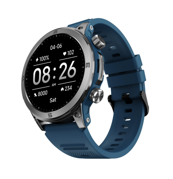 Noise Newly Launched Endeavour Sturdy Design 1.46" AMOLED Display Smart Watch (Teal Blue)