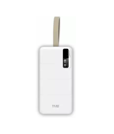 TMB 50000 mAh Power Bank (22.5 W, Quick Charge 3.0, Power Delivery 3.0)  (White, Lithium Polymer) - Fliptwirls