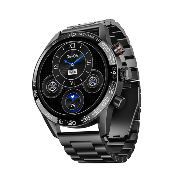 boAt Newly Launched Enigma Z40 Smart Watch with 1.32" HD Display (Metal Black)