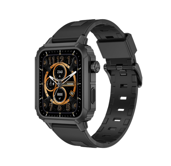 Noise Cadet Military Rugged Built 1.78” Always on AMOLED Display Smartwatch (Black)