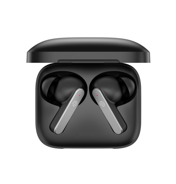 pTron Newly Launched Bassbuds Gomax TWS Earbuds, TruTalk AI-ENC Calls, 36Hrs Playtime (Black)