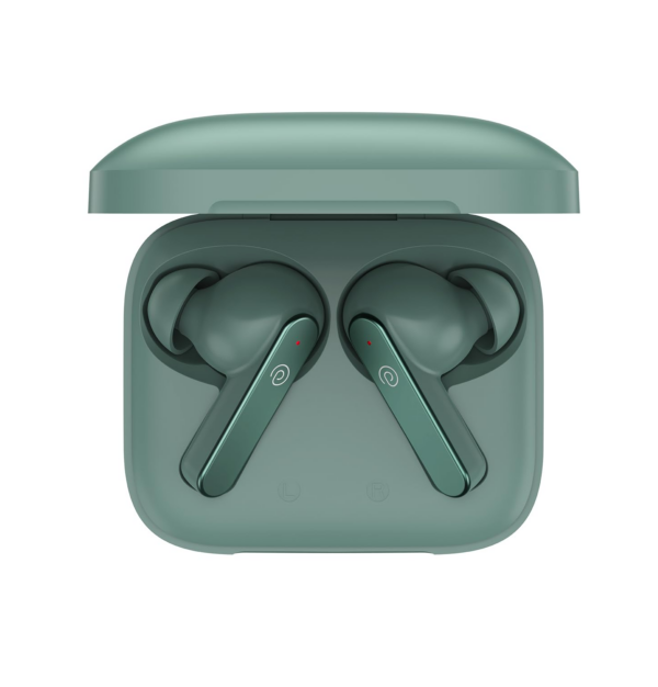 pTron Newly Launched Bassbuds Gomax TWS Earbuds, TruTalk AI-ENC Calls, 36Hrs Playtime (Green)