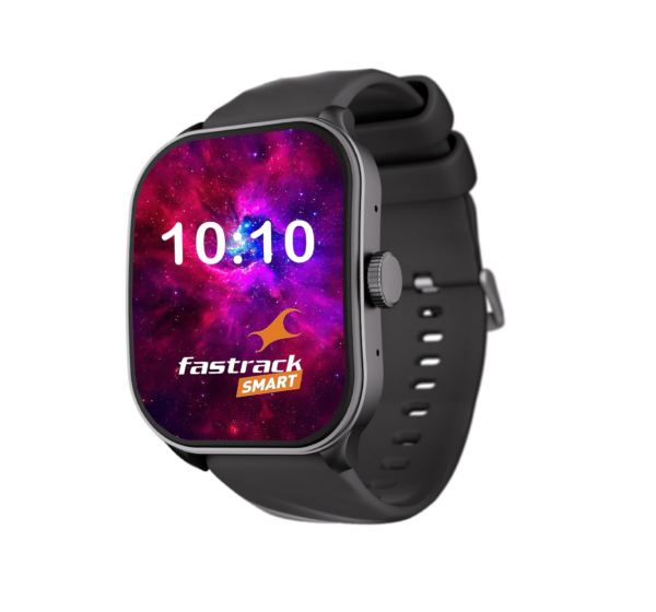 Fastrack Limitless FS1 Pro Smart Watch|1.96″ Super AMOLED Arched Display, Classic Black
