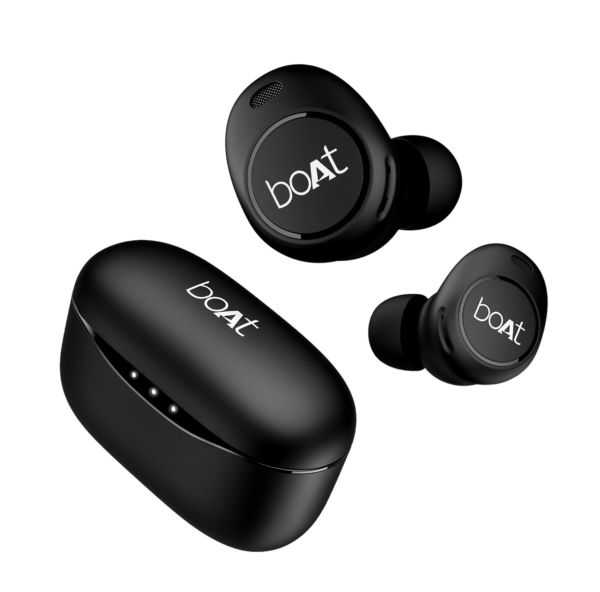 boAt Newly Launched Airdopes 121 V2 Plus TWS Earbuds with 50 HRS Playtime (Active Black)
