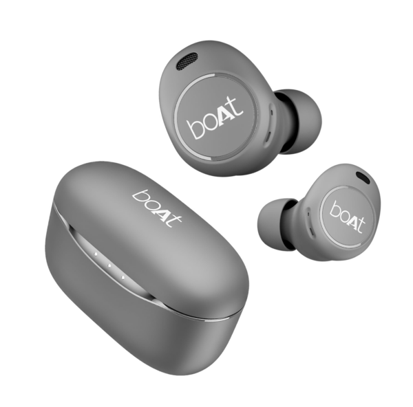 boAt Newly Launched Airdopes 121 V2 Plus TWS Earbuds with 50 HRS Playtime (Slate Grey)