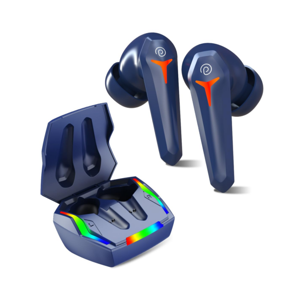 pTron Newly Launched Bassbuds Turbo TWS Earbuds (Blue)
