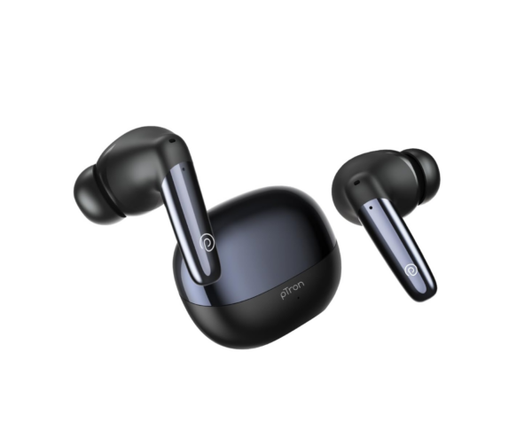 PTron Newly Launched Zenbuds Ultima ANC Earbuds (Black)