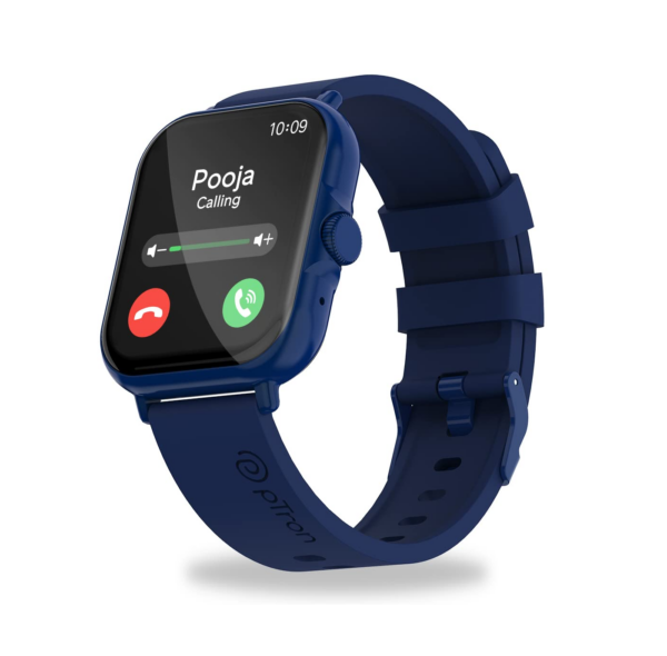 pTron Force X12N 1.85″ Full Touch HD Display Bluetooth Calling Smartwatch (Blue)