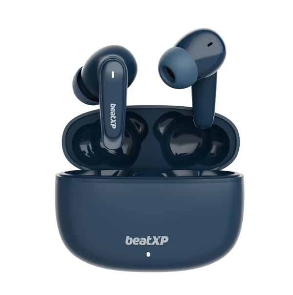 beatXP Wave Xpods Bluetooth True Wireless in Ear Earbuds with 50H Playtime (Space Blue)