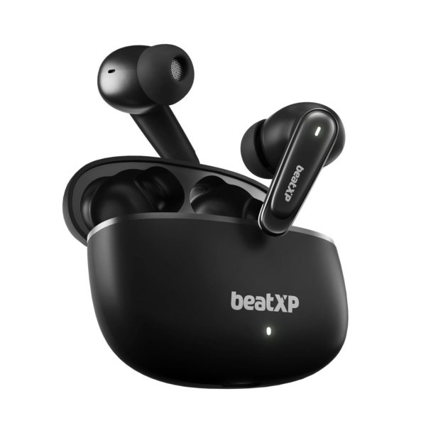 beatXP Wave Xpods Bluetooth True Wireless in Ear Earbuds with 50H Playtime (Black)