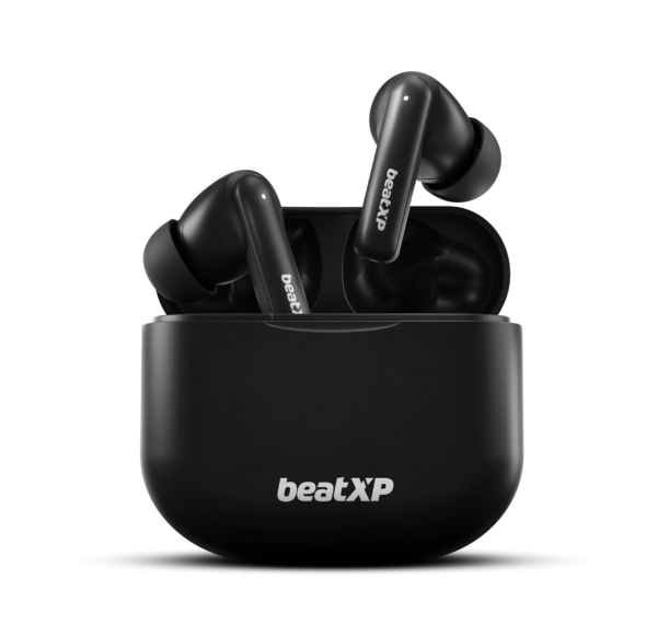 beatXP Vibe XPods Bluetooth True Wireless in-Ear Ear Buds with 60H Playtime (Black)