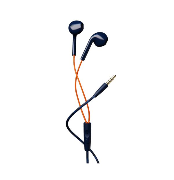 boAt Bassheads 105 Wired in Ear Earphones with Mic (Blue)