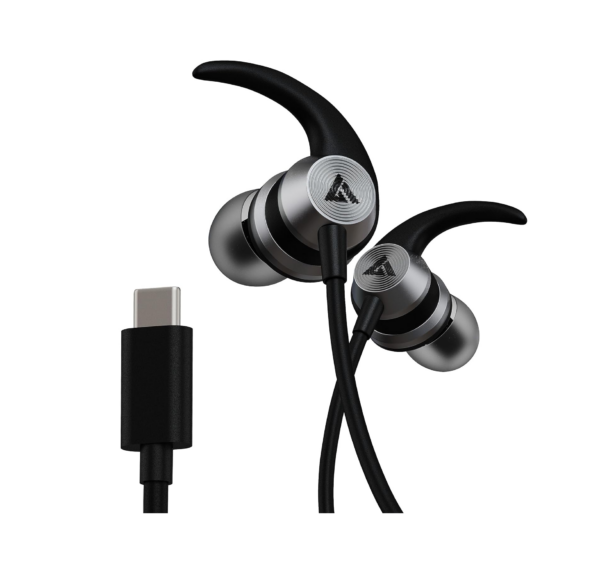 Boult Audio X1 Pro Wired Earphones with Type-C Port (Black)
