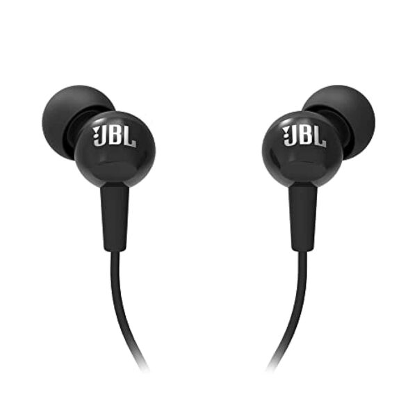 JBL C100SI Wired without Mic Headset (Black, In the Ear)