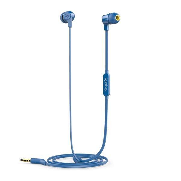 INFINITY by Harman Zip 100 Wired Headset (Blue, In the Ear)
