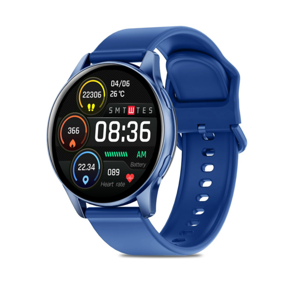 pTron Newly Launched Reflect Flash Smartwatch, Bluetooth Calling, 1.32″ Full Touch Display (Blue)